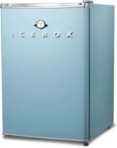 Miniatura 14 de ICEBOX Refrigerador compacto de 1.7 pies cúbicos, refrigerador pequeño certificado ENERGY STAR, mini refrigerador de una sola puerta con Verde menta