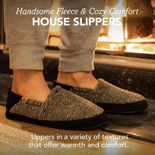 Miniatura 4 de Acorn Men's Slippers with Memory Foam Insole Suede Sidewall and Rubber Outsole