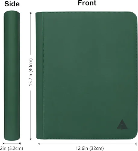 Miniatura 6 de Carpeta de carga superior, capacidad para más de 300 cargadores superiores, álbum de almacenamiento de tarjetas con cargador superior de 9 Verde