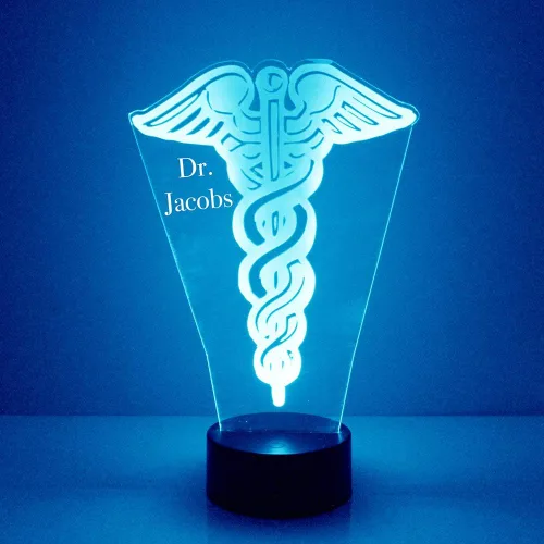 Miniatura 27 de Poste de Barbería Personalizado y Herramientas Letrero LED Lámpara de Luz Nocturna con Control Remoto, Pantalla Iluminada con Nombre o Imagen Barber