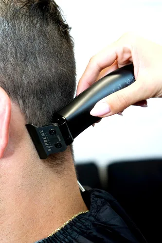 Miniatura 7 de Supreme Trimmer Recortadora T-Shaper DLC 2 en 1 y Afeitadora de Lámina Crunch Maquinilla de Afeitar Eléctrica STF602 y Recortadora de Barba ST5206