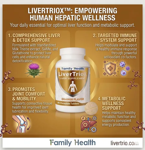 Miniatura 7 de LiverTrioX - Suplemento antioxidante integral para el hígado, tabletas masticables de suplemento hepático con el mismo, glutatión, silibina