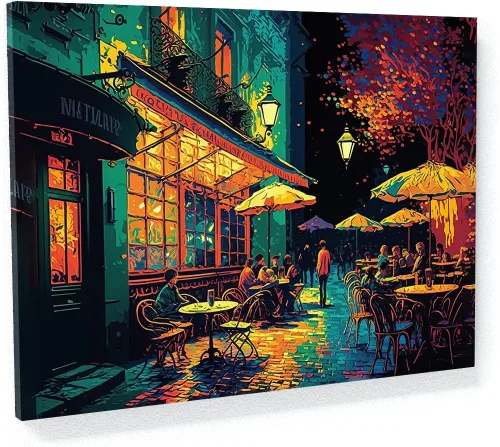 Miniatura 49 de Sense Canvas Pop Art The Starry Night 20 - Lienzo decorativo para decoración del hogar, póster grande de 40 x 30 pulgadas, 0.75 pulgadas