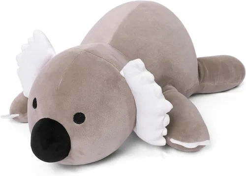 Miniatura 10 de Wepop Animales de Peluche con Peso de Gato Negro de 24 pulgadas, Almohada de Gato Negro con Peso de 4.2 libras, Animal de Peluche Gigante de Gato