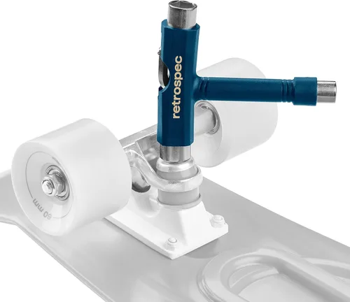 Miniatura 5 de Retrospec Upkeep - Herramienta de patinaje portátil multifunción todo en uno con llave Allen 2 en 1 y destornillador Phillips para ajustar y apretar