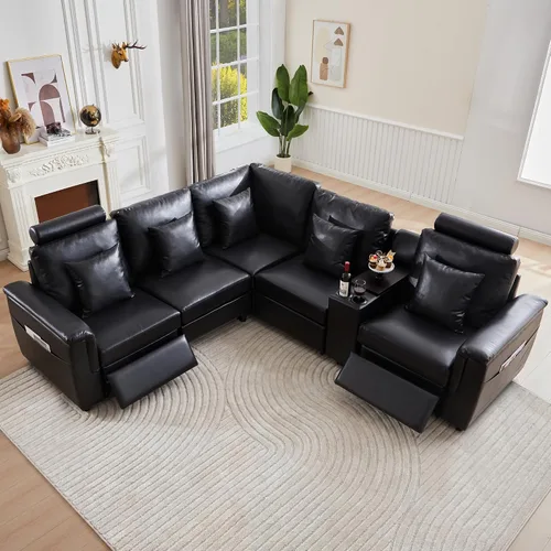 Miniatura 61 de RARZOE Módulo de Reposabrazos para Sofá Seccional Modular, Reposabrazos de Pana Módulo de Sofá Modular Parte Lateral para Sala de Estar Sofá