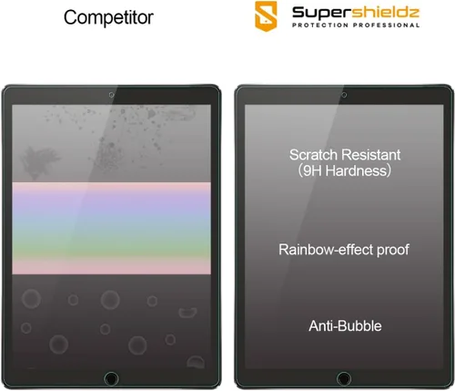 Miniatura 2 de Supershieldz Protector de pantalla diseñado para Apple iPad Pro de 12.9 pulgadas (modelo 2015 y 2017), antiarañazos, sin burbujas