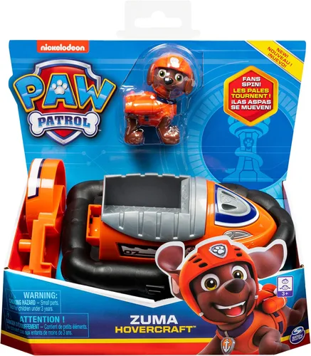 Miniatura 2 de Paw Patrol, Zuma's - Vehículo aerotablanca con figura coleccionable, para niños de 3 años en adelante