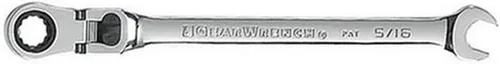 Miniatura 4 de GEARWRENCH Llave combinada de trinquete de cabeza flexible de 12 puntos, 0.354 in - 9909D