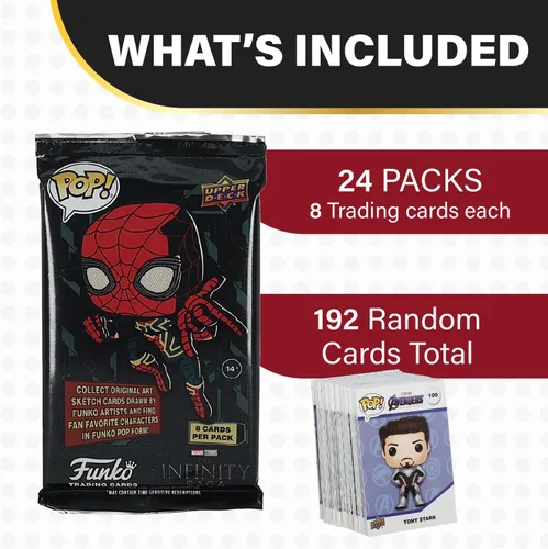 Miniatura 2 de UCC Distributing Funko Pop Marvel - Caja de tarjetas coleccionables (24 paquetes por caja/sellada de fábrica)