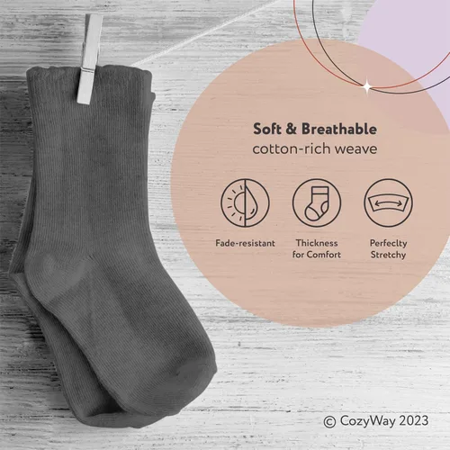 Miniatura 18 de CozyWay Baby & Toddler Socks Ankle Comfy Cotton Socks For Girls and Boys No Show Infant - 12 Pack
