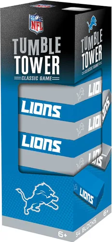 Miniatura 25 de MasterPieces Día del juego - NFL San Francisco 49ers - Torre de caída con licencia oficial, bloques de madera real