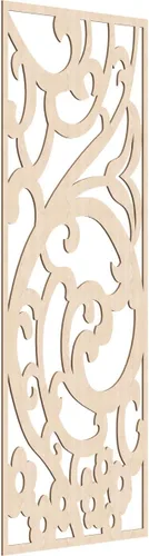 Miniatura 38 de Bridgewater - Paneles de pared decorativos de madera con calado, 9 3/8 pulgadas de ancho x 24 3/8 pulgadas de alto x 1/4 de alto, nogal