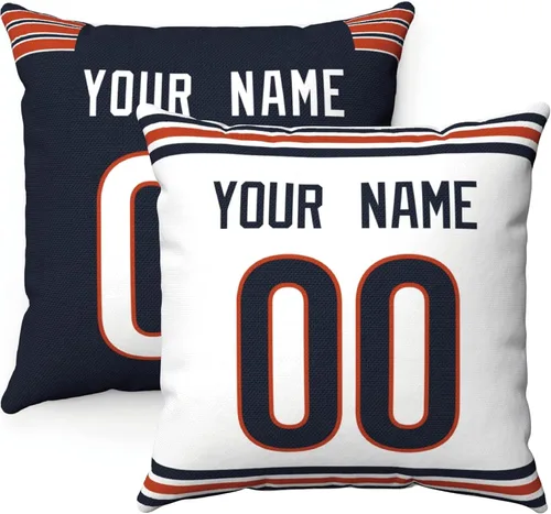 Miniatura 30 de ANTKING 2 paquetes de almohadas personalizadas con cualquier nombre y número para hombres, mujeres y niños Para Las Vegas