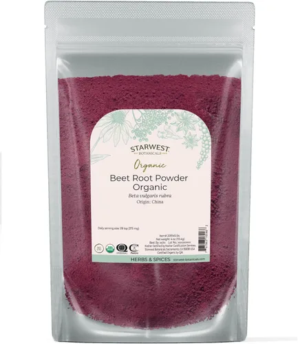 Miniatura 8 de Starwest Botanicals Polvo de raíz de remolacha orgánica, 1 libra Certificado orgánico USDA