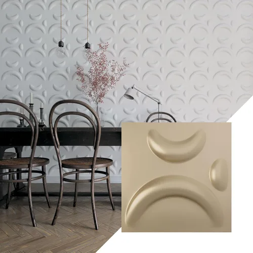 Miniatura 31 de Ekena Millwork WP12X12SEWH 11 7/8 pulgadas de ancho x 11 7/8 pulgadas de alto Sevilla EnduraWall Decorativo 3D Panel de Pared Cubre 0.98 pies Blanco