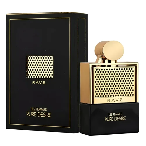 Miniatura 2 de Rave Pure Desire Gold - Eau de Parfum en espray para mujer, 3.4 onzas