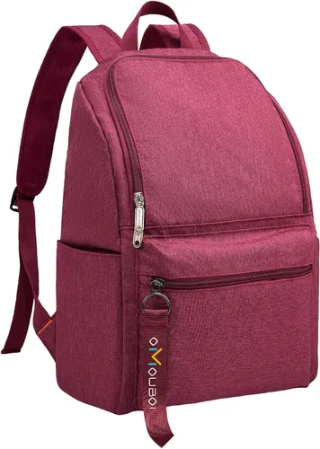 Miniatura 13 de OMOUBOI Mochilas casuales Superbreak Mochila para laptop de 14 pulgadas para mujeres y hombres Apta para turismo y negocios (Negro)