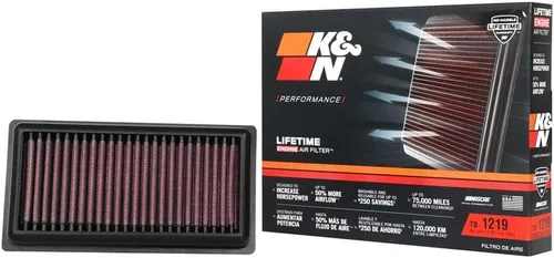 Miniatura 3 de K&N Filtro de aire del motor: Alto rendimiento, Premium, Filtro de aire Powersport: Compatible con TRIUMPH Scrambler 1200 XC/XE, TB-1219 2019 2019