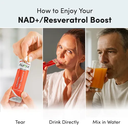Miniatura 6 de Vida Lifescience Suplemento líquido liposomal NAD+ con resveratrol - NAD Plus para energía celular y apoyo al envejecimiento saludable, vegano, sin