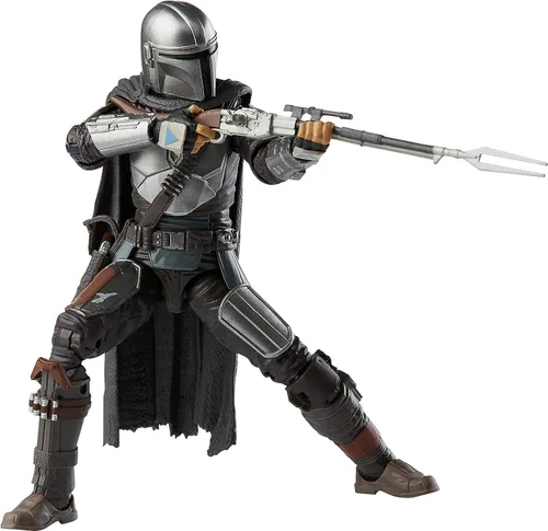 Miniatura 6 de Figura de juguete Star Wars Serie The Black, The Mandalorian de acción, pieza de colección a escala de 15cm, juguetes para niños a partir de 4 años