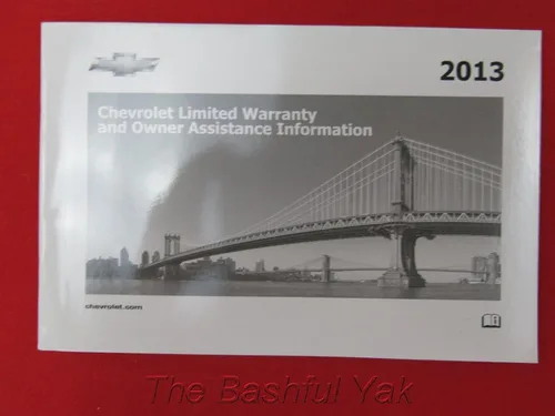 Miniatura 8 de 2013 Chevrolet Malibu Owners Manual Handbook OEM K02B17012 Tapa blanda – 1 Enero 2013