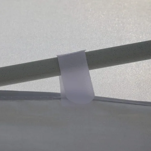 Miniatura 5 de ABCCANOPY Toldo de pierna inclinada, 1 paquete de pared lateral, solo color blanco