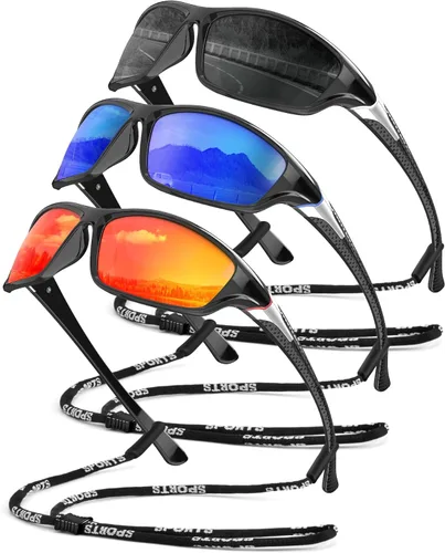 Miniatura 8 de Gafas de sol polarizadas para hombre, gafas de sol con protección UV400 para conducir, golf, pesca, correr