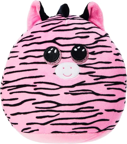 Ty UK Ltd 2007562 Zoey Squishaboo - Kuscheliges de cebra de 10 pulgadas, multicolor