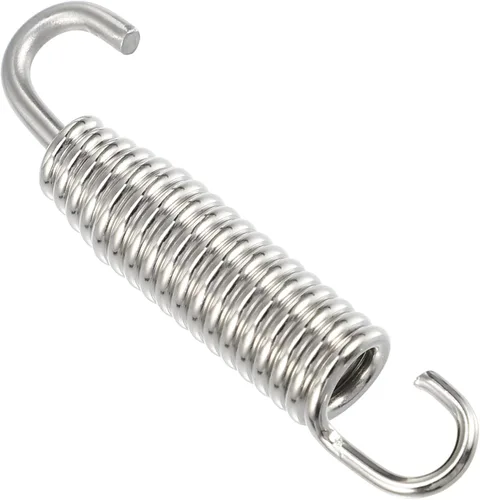 Miniatura 6 de X AUTOHAUX 2 piezas de resorte universal para tubo de escape para motocicletas 2.283 in 2.28 pulgadas tubo de escape de acero inoxidable gancho