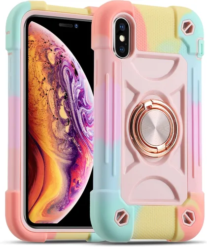 Miniatura 28 de MARKILL Compatible con iPhone Se3/iPhone Se2, Funda para iPhone 6/6S, Funda para iPhone 7/iPhone 8 de 4.7 Pulgadas con Soporte Anular, Funda