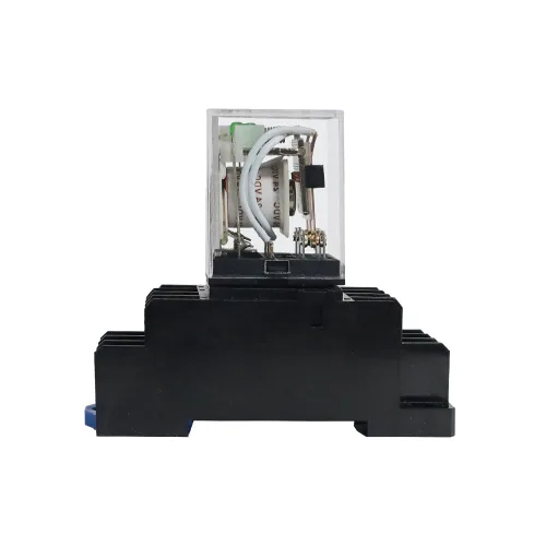 Miniatura 3 de ATO Relé de potencia electromagnética 3PDT 3NO 3NC MY3NJ HH53P de la bobina de DC 24V 11-Pin con base de enchufe terminal enchufable