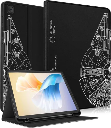 Miniatura 11 de Uppuppy Funda para Samsung Galaxy Tab S6 Lite de 10.4 pulgadas para niños y niñas, folio kawaii femenino, diseño de fresa, funda única para tableta
