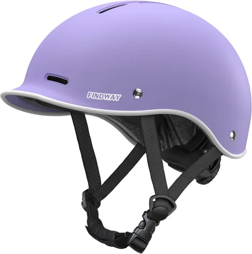 Findway Casco de Bicicleta Pro para Adultos, Casco de Ciclismo Ajustable para Hombres y Mujeres [Certificado de Seguridad] Casco de Bicicleta para