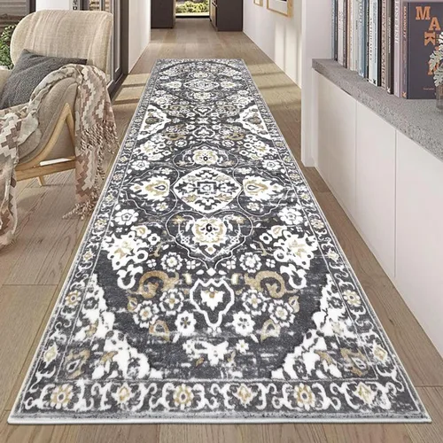 Miniatura 81 de HEBE Alfombra Pasillo 2'x10' Lavable Vintage Desgastada Alfombras de Área Antideslizante Alfombra de Lavandería Boho Alfombras de Piso para Pasillos
