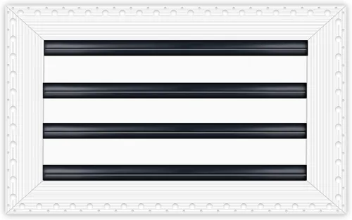 Miniatura 20 de BUILDMART - Cubierta de ventilación de CA moderna de 8 x 8 - Ventilación de aire negra decorativa - Difusor de ranura lineal estándar - Rejilla