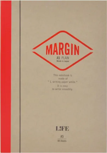 Miniatura 5 de Life, MARGIN N711 - Cuaderno de notas A5, rojo