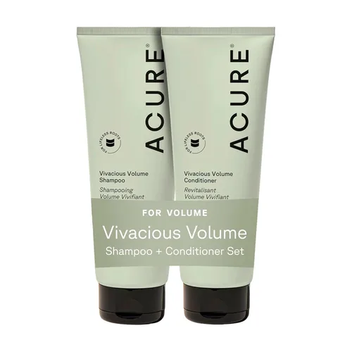 Miniatura 9 de Acure Vivacious Volume Shampoo - Champú voluminizador para cabello fino y delgado, añade cuerpo y espesor al cabello que se adelgaza para mujeres