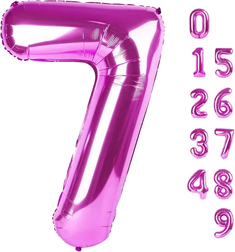 Miniatura 65 de Globos de números de 5 globos de 40 pulgadas, decoraciones de cumpleaños azules para niños y niñas, globos de números azul marino grandes