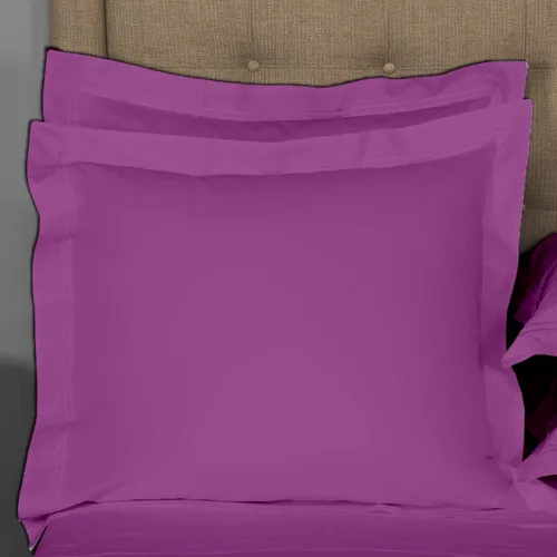 Miniatura 58 de Crown Collection Juego de 2 fundas de almohada estándar de 20 x 26 pulgadas, hipoalergénicas de 600 hilos, 100% algodón egipcio, fundas de almohada