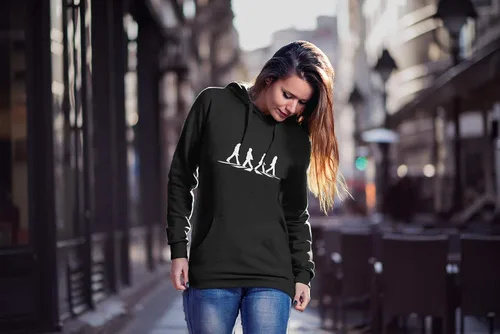 Miniatura 2 de The Beatles - Camiseta de manga larga con capucha de Abbey Road, mercancía de cruce de peatones HS1