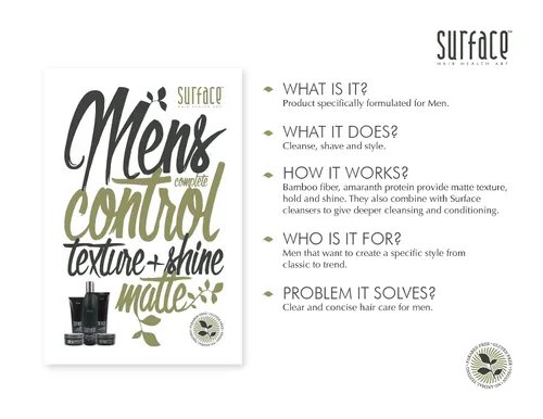 Miniatura 7 de Surface Hair Champú y gel de baño para hombres, 10 oz
