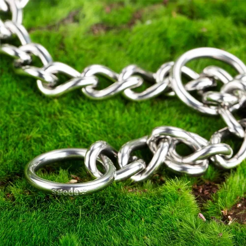 Miniatura 5 de SGODA Collar de Cadena de Entrenamiento de Estrangulación para Perros, 24 pulgadas, 3.5 mm