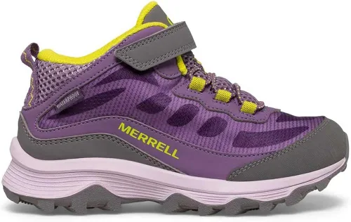 Miniatura 3 de Merrell Botas de senderismo unisex Moab Speed con cierre alternativo medio, impermeables, para niños
