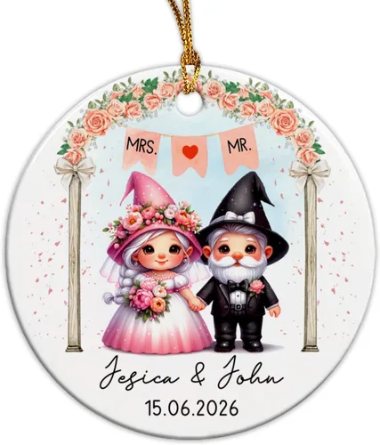 Miniatura 19 de Adorno de cerámica personalizado para la primera Navidad del bebé 2026, adorno de cerámica personalizado para la primera Navidad, estadísticas