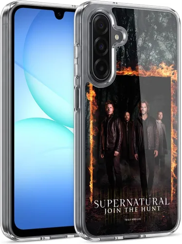 Miniatura 120 de Head Case Designs Supernatural Sam, Dean & Castiel Key Art - Funda de gel con licencia oficial [protección de grado militar] compatible con Google