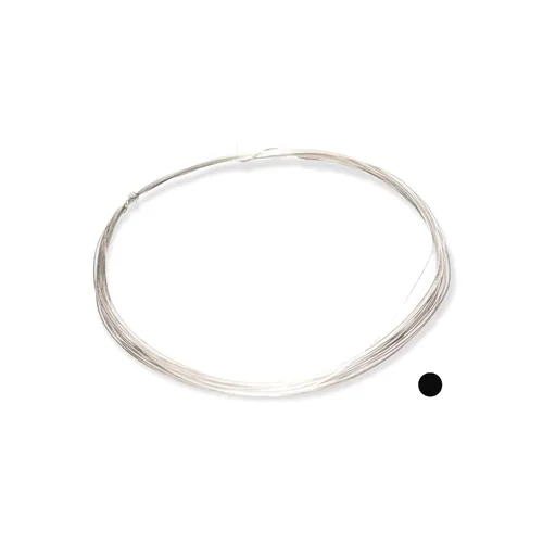 Miniatura 12 de CRAFT WIRE Calibre 18, alambre de plata de ley 925 (redondo), mitad duro, fabricado en Estados Unidos, 5 pies