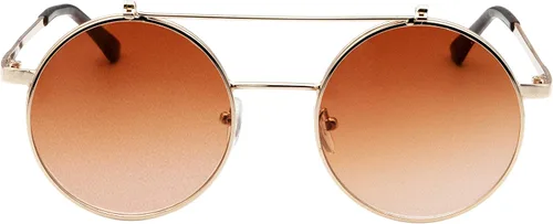 Miniatura 2 de JL Glasses Gafas de sol redondas estilo retro estilo Seampunk