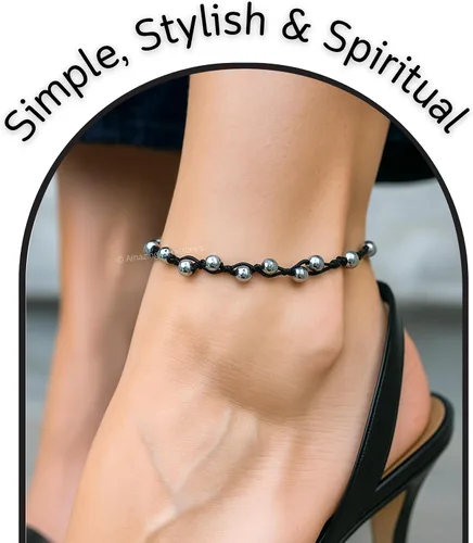 Miniatura 136 de Amazing Gemstone Crystal Anklet Ankle Bracelets for Women - Waterproof Beaded Healing Crystal Anklets, Plus Size Chakra Gemstone Bead Anklet