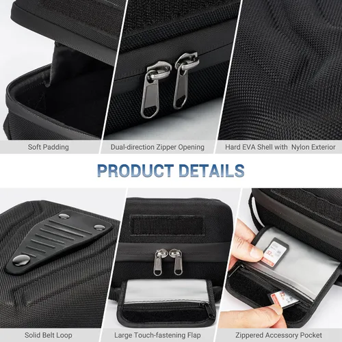 Miniatura 4 de Funda rígida para cámara de EVA, bolsa para cámara Sony A7RV A7RIV A7IV A7 A7R A7S III II A7CII EOS R50 R100 R10 R8 R7 R6 Mark II Z8 Z7 Z6II